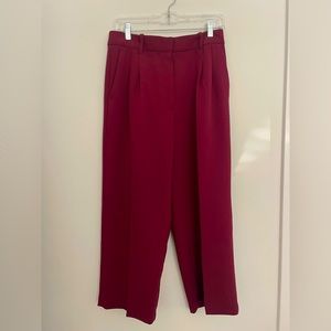 Aritzia Dress Pants (Maroon)